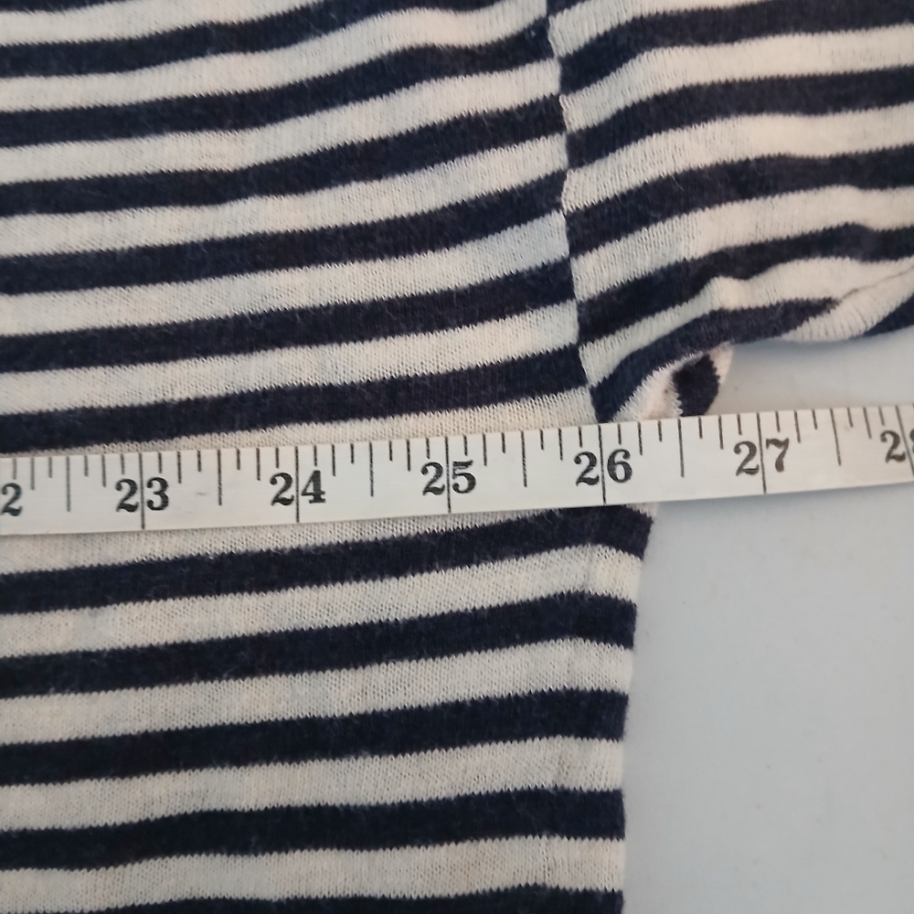 Part Two Cotton/linen Cropped , Striped  Shirt - Picture 5 of 6